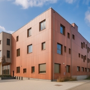 Šķiedrcementa plāksne ETERNIT EQUITONE NATURA N331 Red 8x1280x2530mm Nekalibrētas loksnes