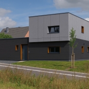 Šķiedrcementa plāksne ETERNIT LINEA RECT 10x1220x3050mm 3.721m2/loksne