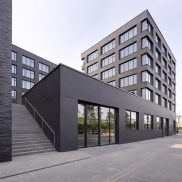 Fasādes keramiskā flīzes AGROB BUCHTAL KERA TWIN ar gropem mod.izm.1000x300x20mm 415H Vulcan-Grey K20