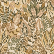 Tapetes CASAMANCE PALMADORA ALFABIA Kaki/Vanille