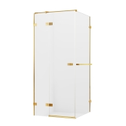 Dušas kabīne NEW TRENDY AVEXA 90x90xH200 Gold Shine