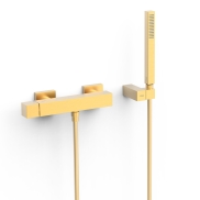 Dušas komplekts TRES CUADRO Matt Gold 24K