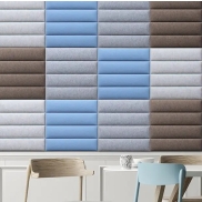 Akustiskais panelis SLALOM ECOWALL VELVET Yellow 26 set of 4