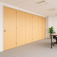 Bīdāmā siena salokama  SWG120 46 dB Melamine Royal Maple 65mm A-2700mm, P-5200mm,6 1/2sekc.