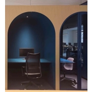 Akustiskais panelis SLALOM MILLERIGHE ECOFELTMustard 54 Sagriezts pēc projekt.izmēriem