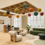 Akustiskais panelis SLALOM TALOR MADE T-FRAME SPHERE D=30cm