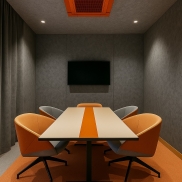 Akustikais segums SLALOM ECOFELT 903 Concrete 4.5mm 1.5m ar līmlenti