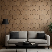 Akustiskais panelis INTELWOOD HEXAGON PANELS