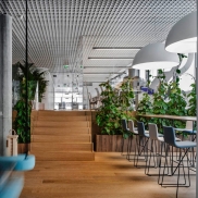 Režģveida griesti CBI OPEN CELL Base9 H=40mm RAL9006 Alu 0.5 Silver šūnas izm. 100x100mm Pateriņš 20lm/m2