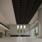 Piekaramie griesti HUNTER DOUGLAS HEARTFELT ORIGAMI A-CURVE Black