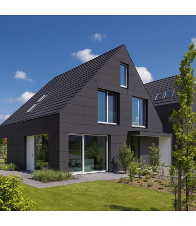 Šķiedrcementa plāksne ETERNIT EQUITONE NATURA Black 8x1280x2530mm