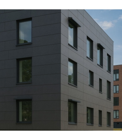 Šķiedrcementa plāksne ETERNIT PICTURA 8x1280x3130mm Melns Nekalibrētas 3.875m2/gab.