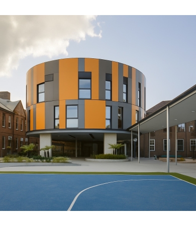 Šķiedrcementa plāksne ETERNIT PICTURA Oranža 8x1280x3130mm Nekalibrēta loksne