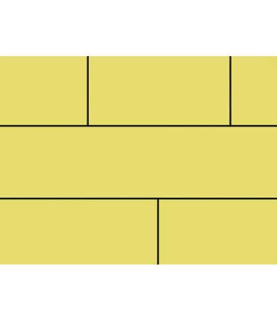 Šķiedrcementa plāksne ETERNIT PICTURA Dzeltena 8x1280x3130mm Nekalibrēta loksne
