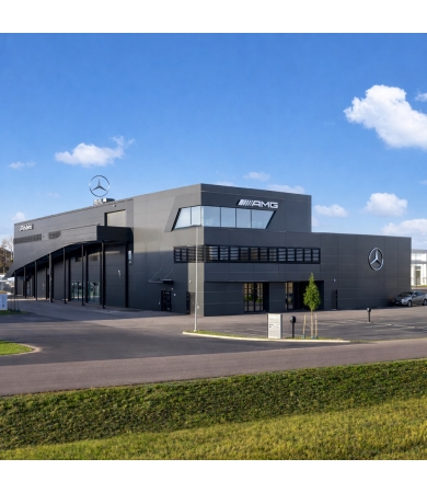 Panelis STACBOND STACBOND PVDF 4mm 1250x2500mm Black Kompozīta alumīn.