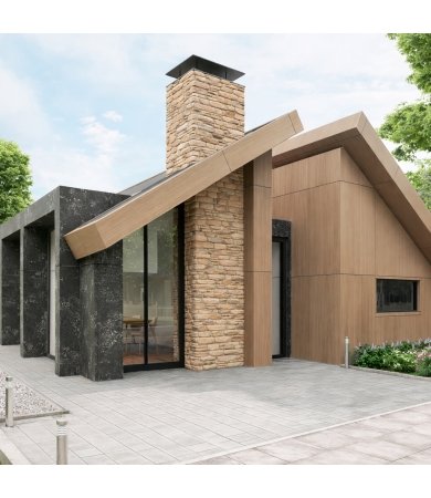 Panelis STACBOND STACBOND WOOD STB-W49 A2 500x1720 Natural Oak Sense Simple edge folding