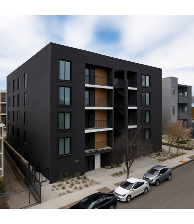 Apdares plāksnes CROWN EXTERIOR COMPACT SOLID ANTRACITE GREY 604