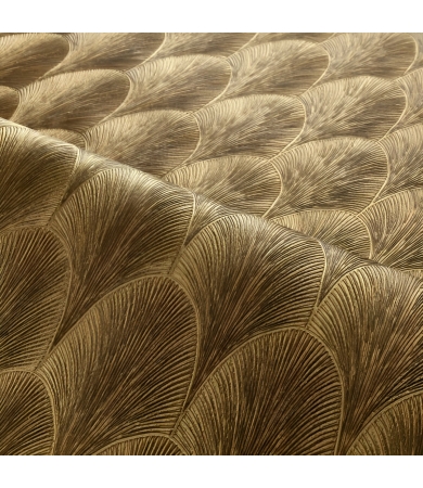 Tapetes CASAMANCE TEXTURES METALLIQUES TOURMALINE Dore Fonce