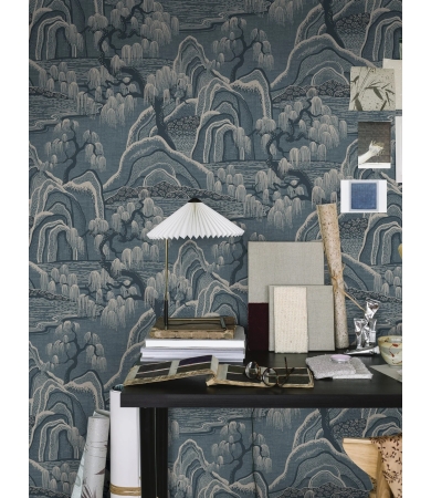 Tapetes BORAS EASTERN SIMPLICITY Indigo Garden