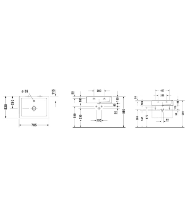 Izlietne DURAVIT STARCK 1