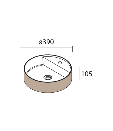 Izlietne SALGAR BICA SOLID Macchiato