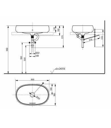 Izlietne TOTO VESSEL CE