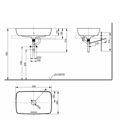 Izlietne TOTO VESSEL CE