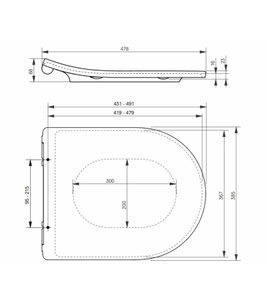 Klozetpoda vāks TOTO RP Soft Close