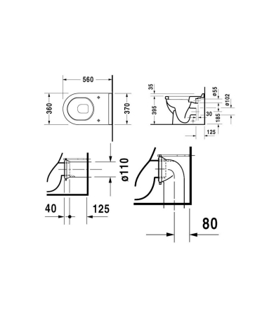Klozetpods DURAVIT STARCK 3