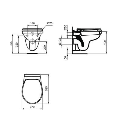 Klozetpods IDEAL STANDARD SEVAFRESH
