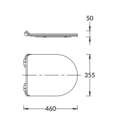 Klozetpoda vāks KERAMA MARAZZI PLAZA