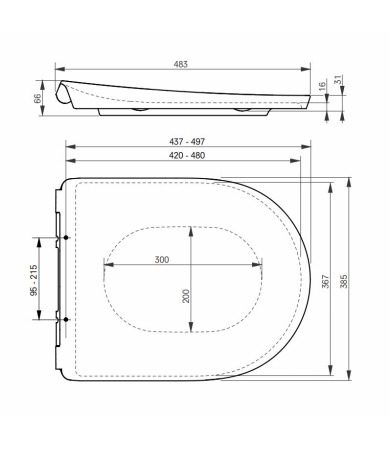 Klozetpoda vāks TOTO GP Soft Close