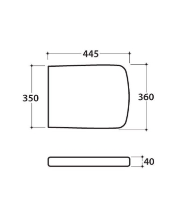 Klozetpoda vāks CERAMICA GLOBO RELAIS