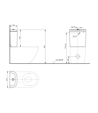 Skalojamā kaste TOTO NC