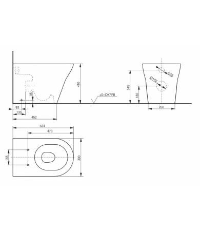 Klozetpods TOTO MH  TORNADO FLUSH