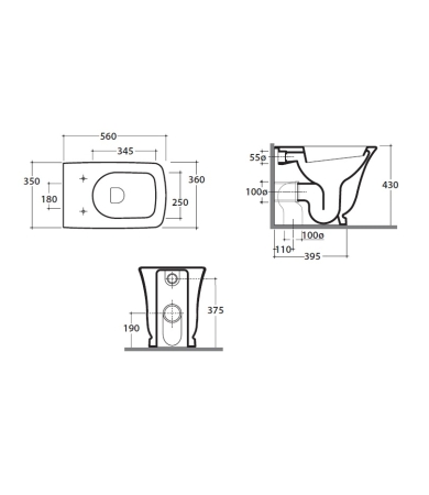 Klozetpods CERAMICA GLOBO RELAIS