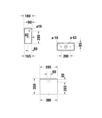 Skalojamā kaste DURAVIT ME BY STARCK