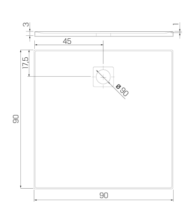 Dušas paliktnis NEW TRENDY MORI