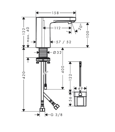 Jaucējkrāns HANSGROHE VERNIS BLEND