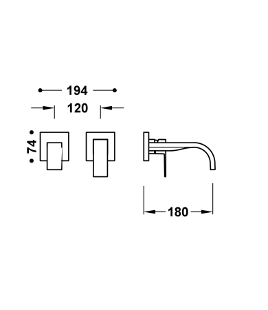 Jaucējkrāns TRES CUADRO