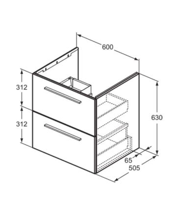 Mēbele IDEAL STANDARD I.LIFE B Soft-Close