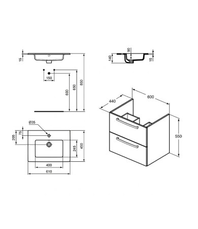 Mēbele IDEAL STANDARD TEMPO