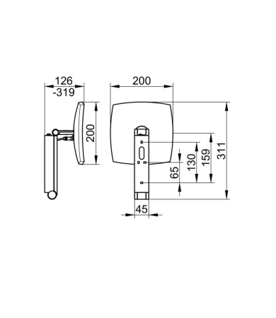 Kosmētiskais spogulis KEUCO ILOOK