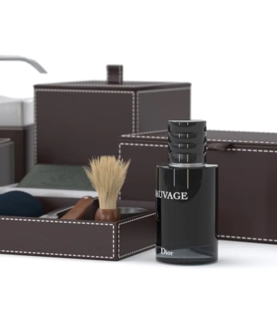 Kaste ar vāku DECOR WALTHER BROWNIE BMD1 S Dark Brown