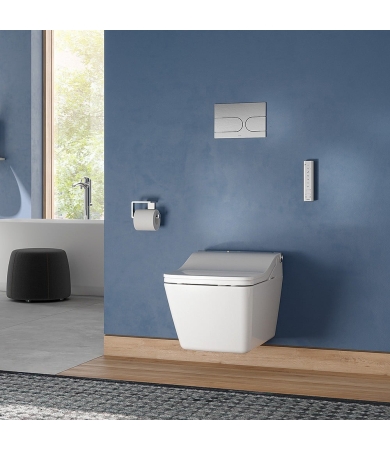 Spiedpoga skalojamai kastei TOTO PUSH PLATE Stainless steel Brushed