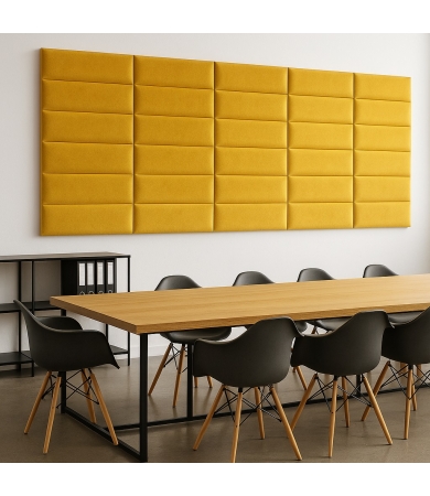Akustiskais panelis SLALOM ECOWALL VELVET Yellow 26 set of 4