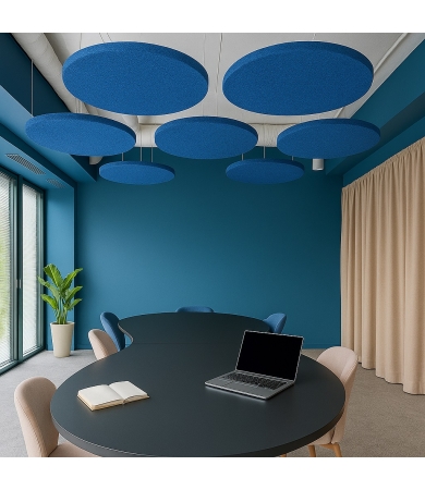 Akustiskais panelis SLALOM T FRAME CEILING ECOFELT Blue Klein 322