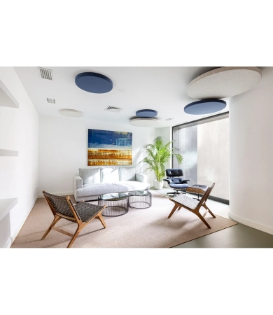 Akustiskais panelis SLALOM T FRAME CEILING ECOFELT Blue Klein 322