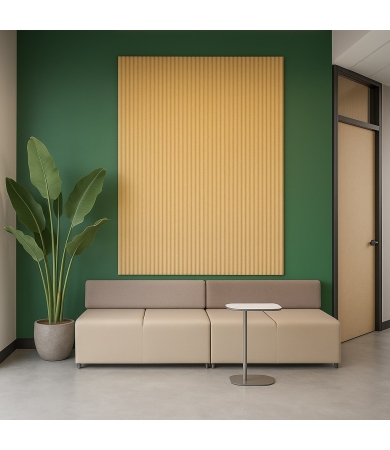 Akustiskais panelis SLALOM MILLERIGHE PETPale yellow 41