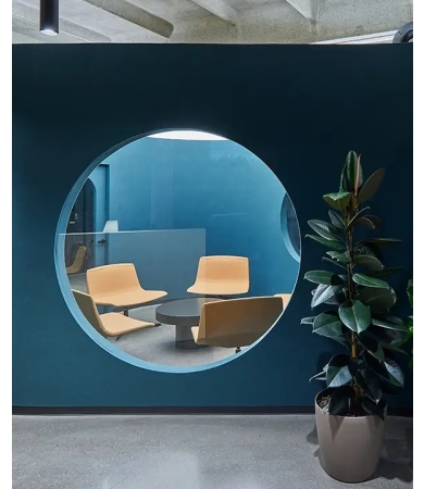 Akustikais segums SLALOM ECOFELT Mustard 54 4.5mm Pašlīmējošs ruļļa platums 143cm